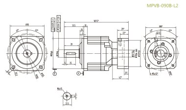 MPVB090BL2 行星減速機(jī)安裝注意事項
